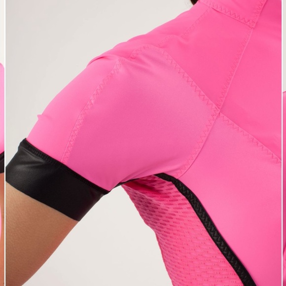 💕LULULEMON PACELINE JERSEY-PINKELICIOUS,12💕 - Picture 8 of 16